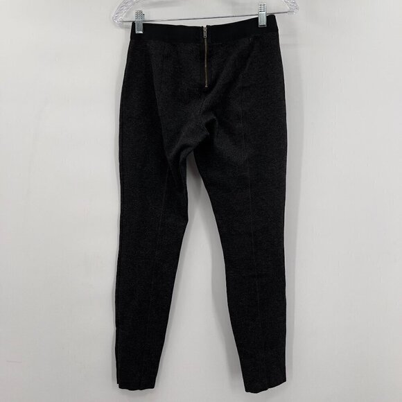 J Crew Women's Stretch Pants/Leggings In Stretch Ponte Charcoal Gray Size 4R - Picture 2 of 8